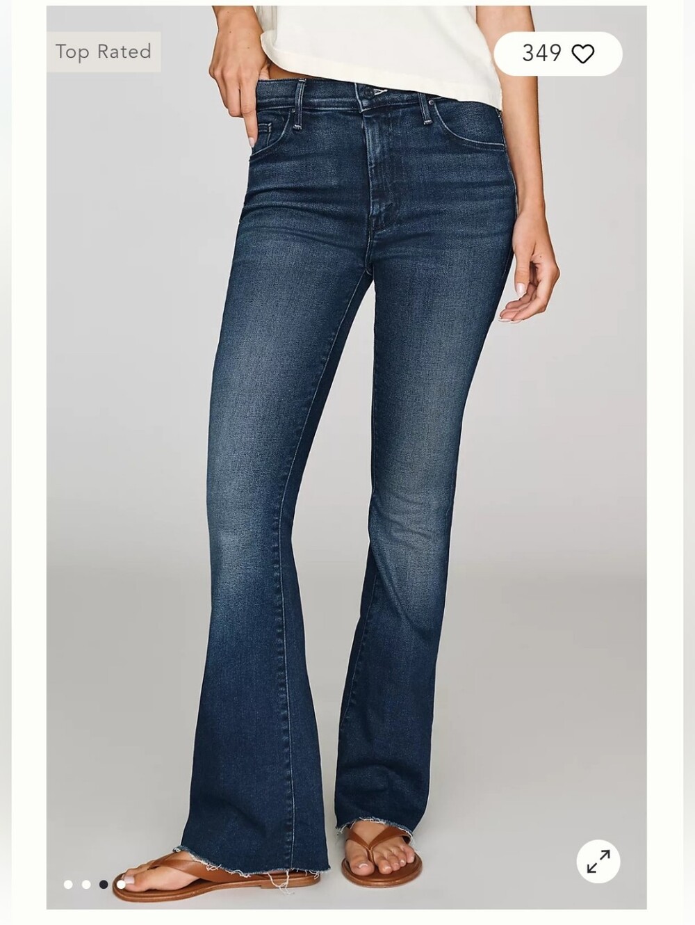 MOTHER Denim The Weekender Fray Teaming Up Petite Short Length